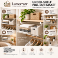 Lumerrarr™ Under-Shelf Pull-Out Storage Basket