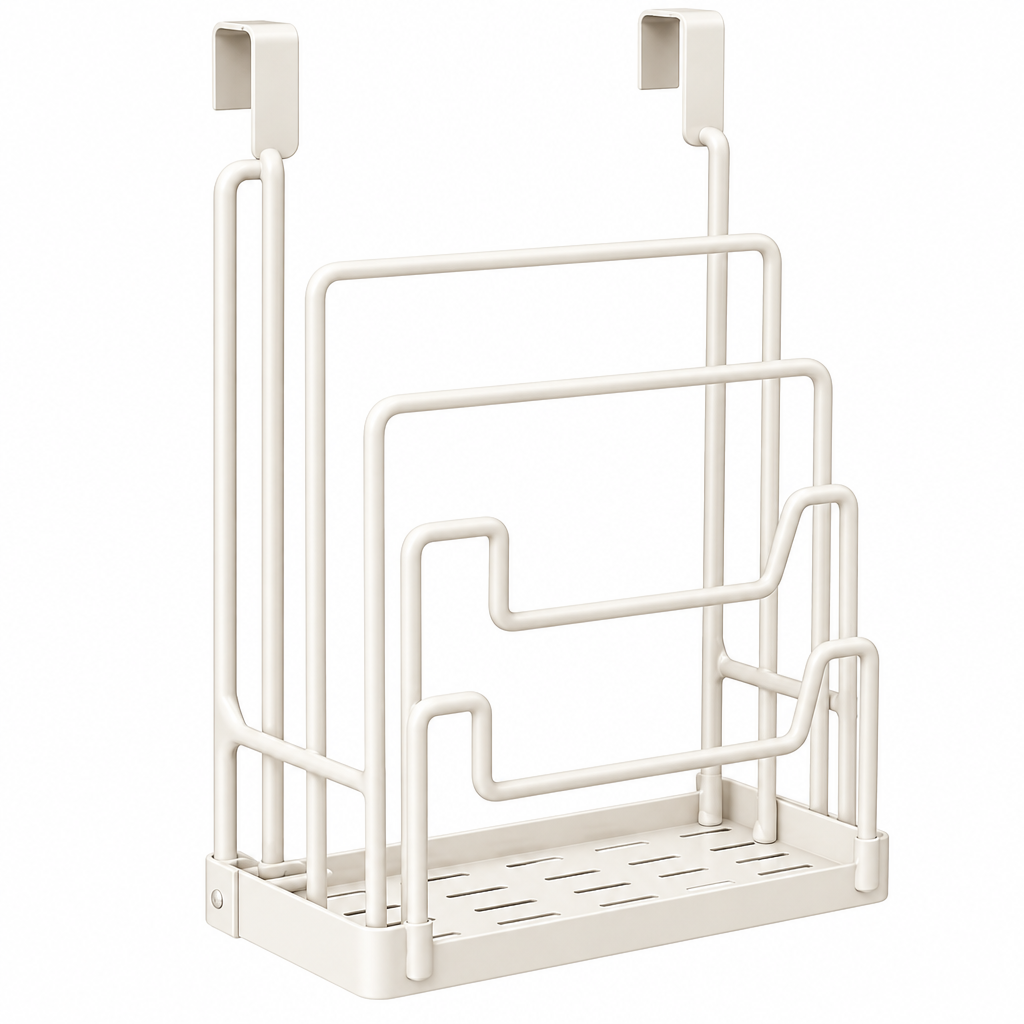 Lumerrarr™ Cabinet Door Pot Lid & Cutting Board Storage Rack