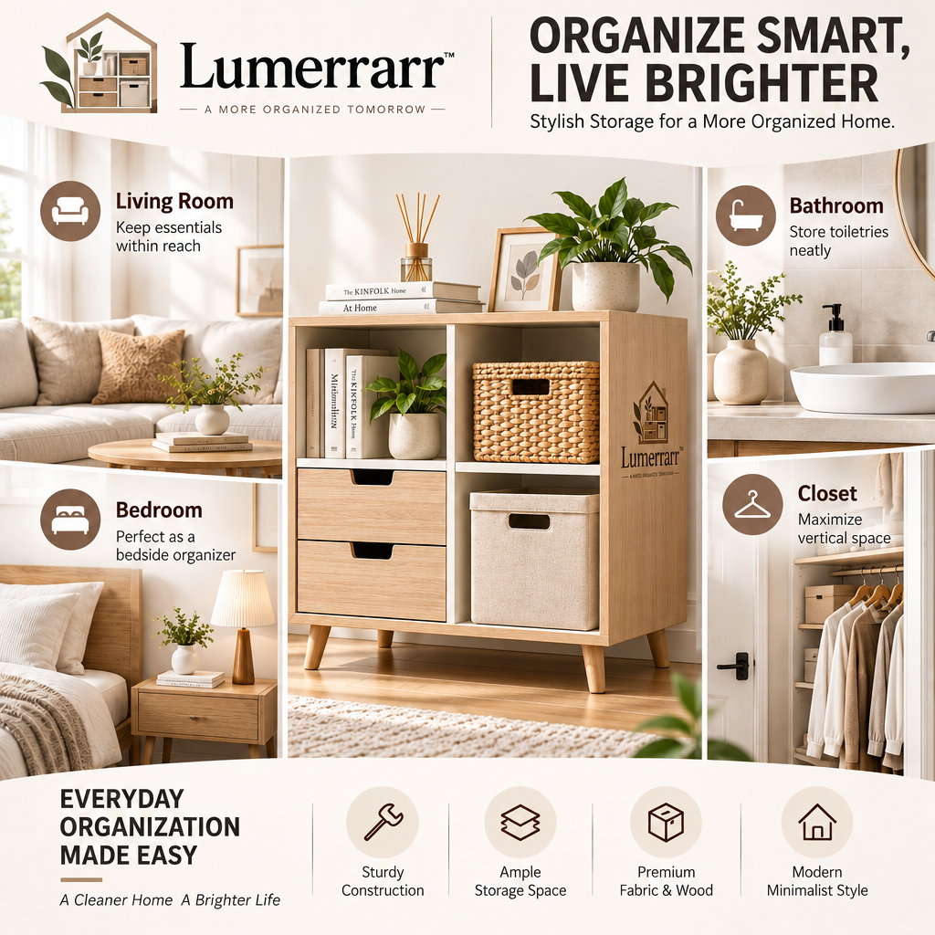 Lumerrarr™ Modern Multi-Function Storage Cabinet