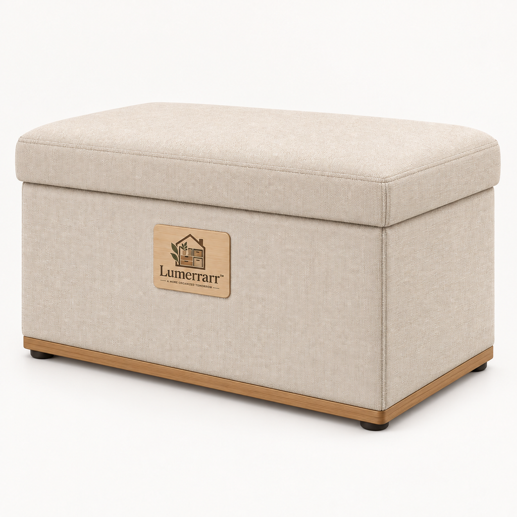 Lumerrarr™ Foldable Storage Ottoman Bench