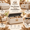 Lumerrarr™ Foldable Storage Ottoman Bench