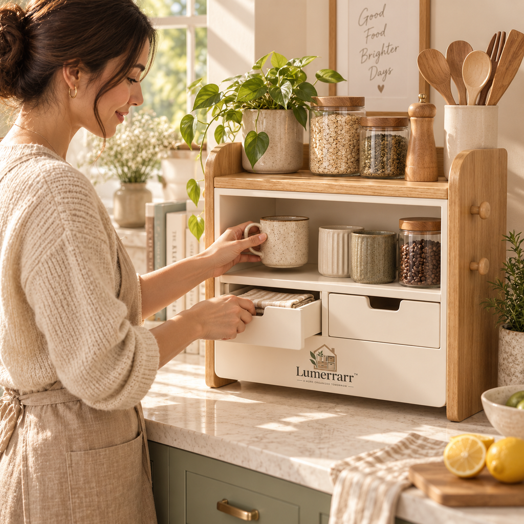 Lumerrarr™ Kitchen Countertop Storage Organizer
